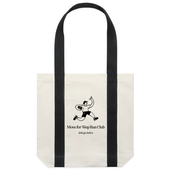 Carrie Tote Bag - Black Print Thumbnail
