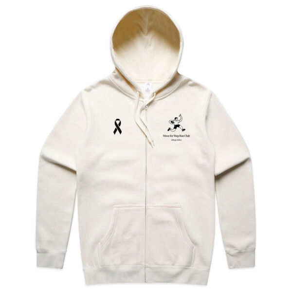 Mens Ichi-go Stencil Zip Hoodie - Black Print Thumbnail